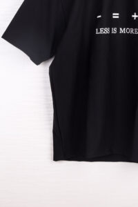 Upikas Creation embroidered oversized T-shirt styled for casual brunch - classy T-shirts